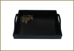 Tray ATT-FLOWER-GOLD