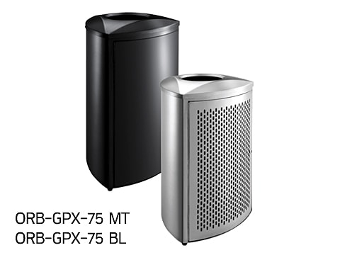 Central Area Waste Bin-3 ORB-GPX-75-(MT)(BL)