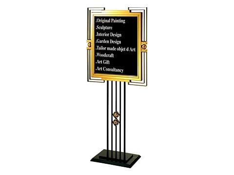 Information Stand Board SDB-P-10-(SS)(TG)